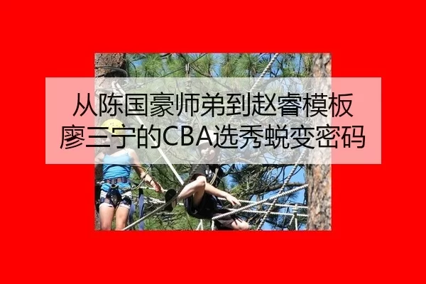 从陈国豪师弟到赵睿模板 廖三宁的CBA选秀蜕变密码